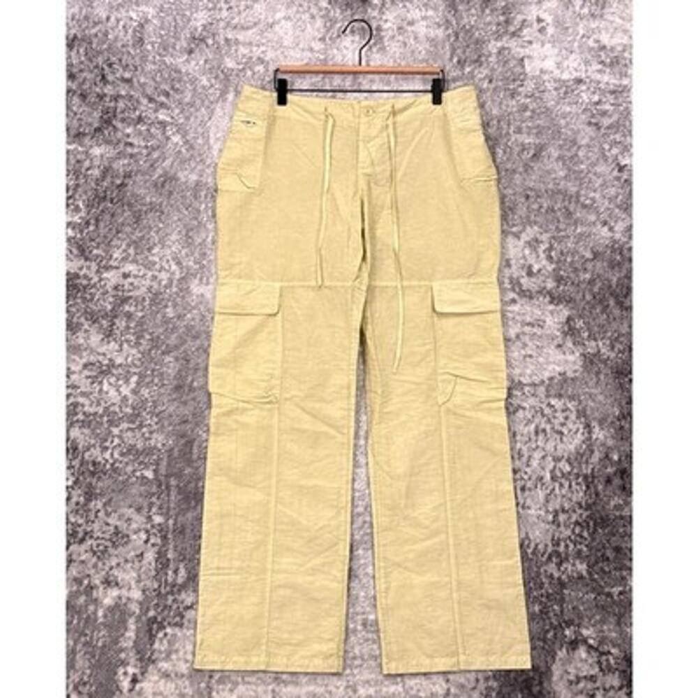 New Paloma Wool Pants 42 / US 10 Womens Floresta Low Rise Cargo Cotton Linen